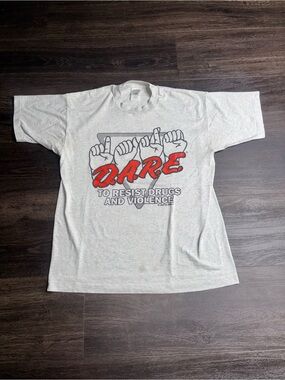 VTG 1995 D.A.R.E to Resist Drugs & Violence Sign Language T